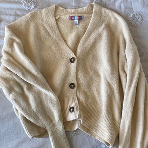 Urban Outfitters Cream Cardigan